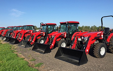 J&J's line-up of tractors