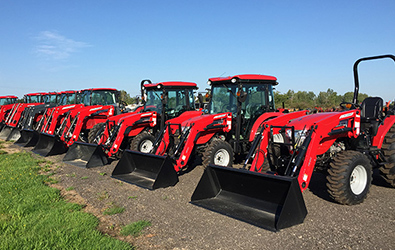 J&J's line-up of tractors